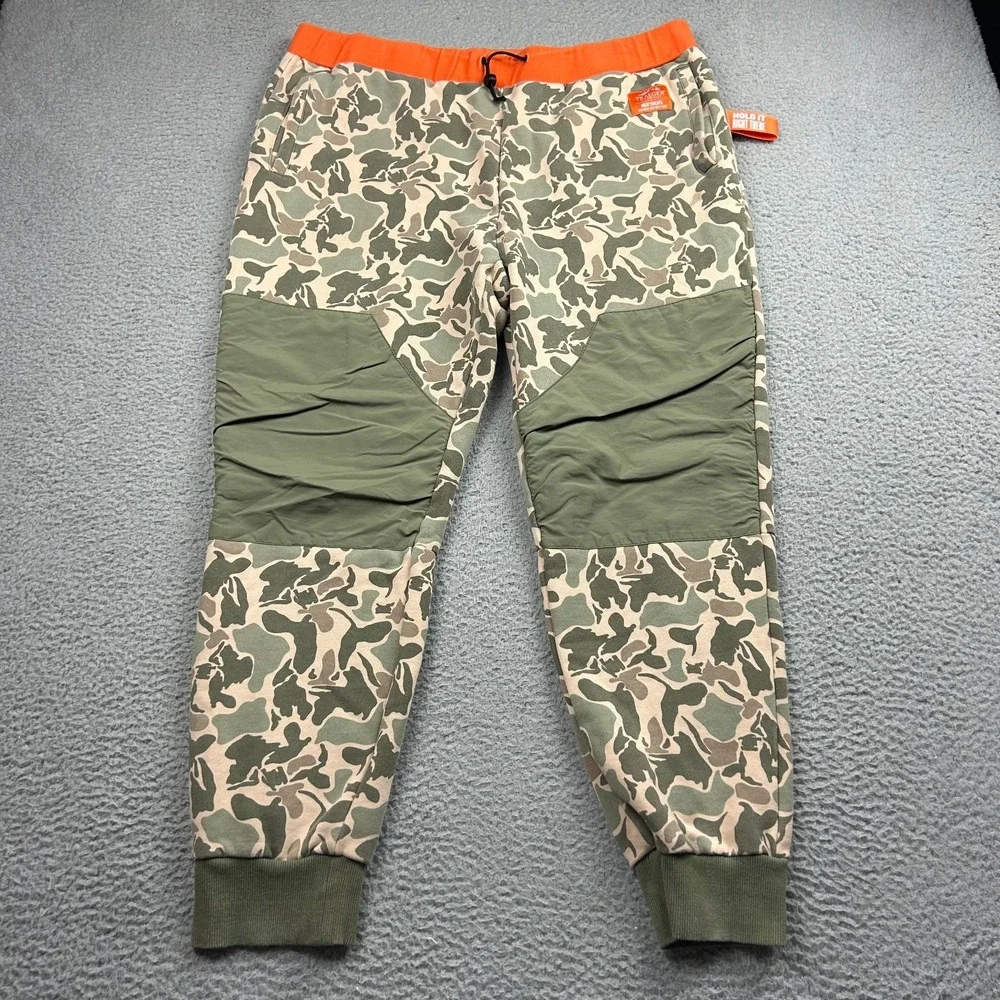 Traeger Sweatpants Mens 3XL Green Meat Joggers Grill Out Chill Out Camo